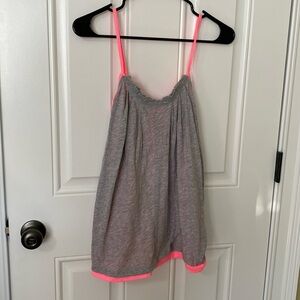 Pink and grey bubble top